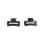 Set 2 clesti de par Dama plastic PAMI, 5cm, AP-D621-440 Verde fotografia produsului View 3 S
