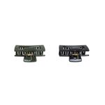 Set 2 clesti de par Dama plastic PAMI, 5cm, AP-D621-440 Verde fotografia produsului View 4 S