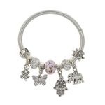 Bratara tip Pandora, J918-53 Lila fotografia produsului