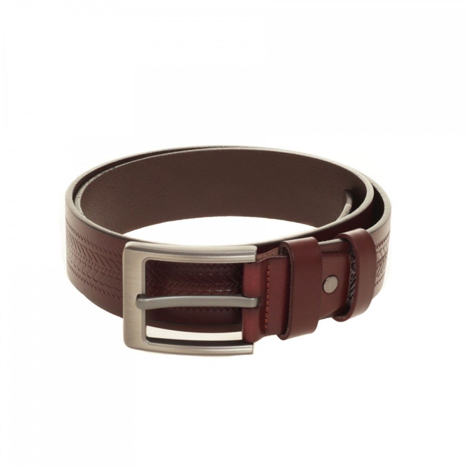Curea din piele pentru barbati, PAMI,CRB-0922-156-Grena, 100 cm fotografia produsului