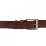 Curea din piele pentru barbati, PAMI,CRB-0922-156-Grena, 100 cm fotografia produsului View 3 S