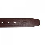 Curea din piele pentru barbati, PAMI,CRB-0922-156-Grena, 100 cm fotografia produsului View 4 S