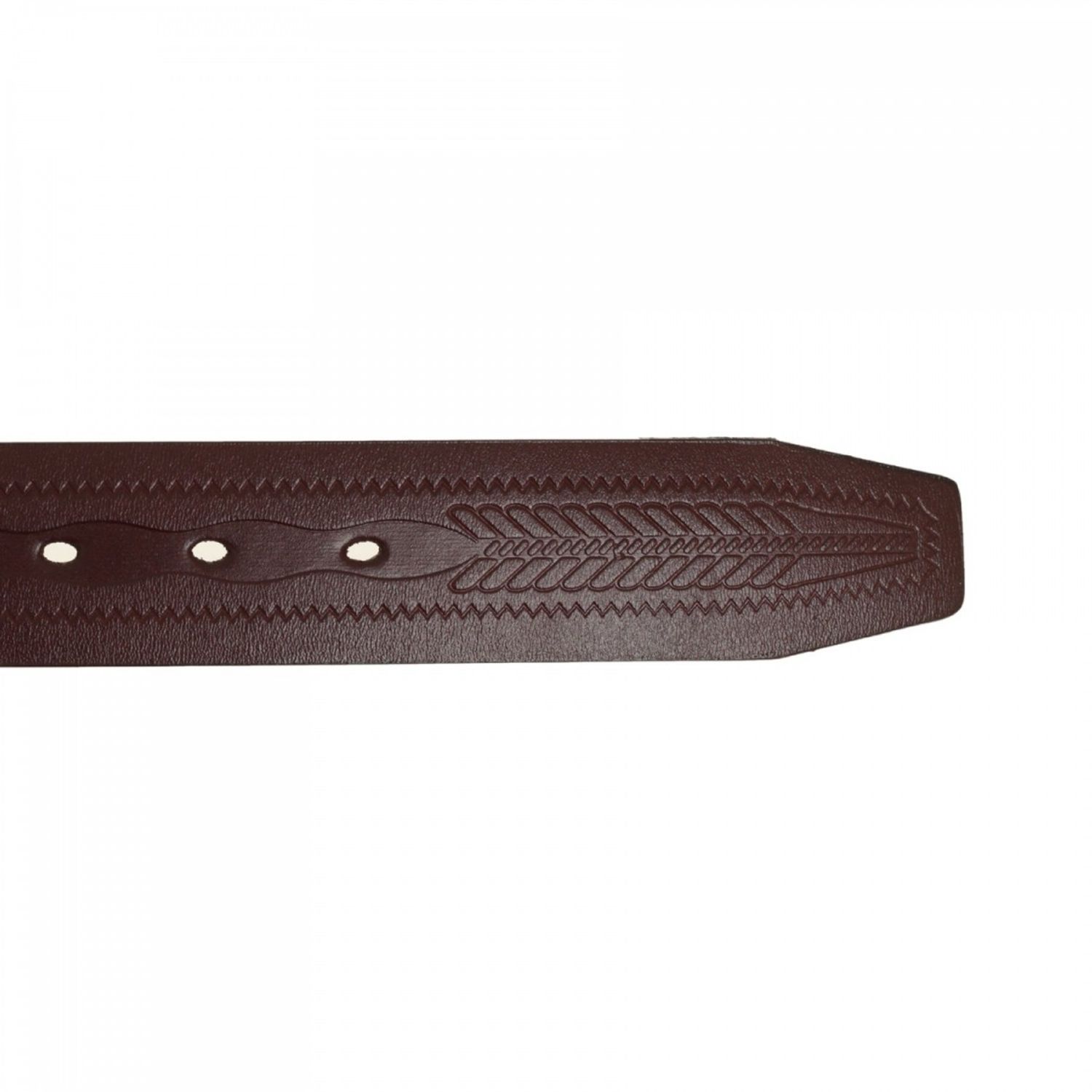 Curea din piele pentru barbati, PAMI,CRB-0922-156-Grena, 100 cm fotografia produsului View 4 L