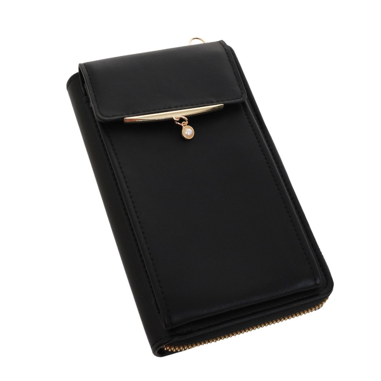 Poseta mini pentru telefon PAMI, PD-1221-379 Negru fotografia produsului View 3 L