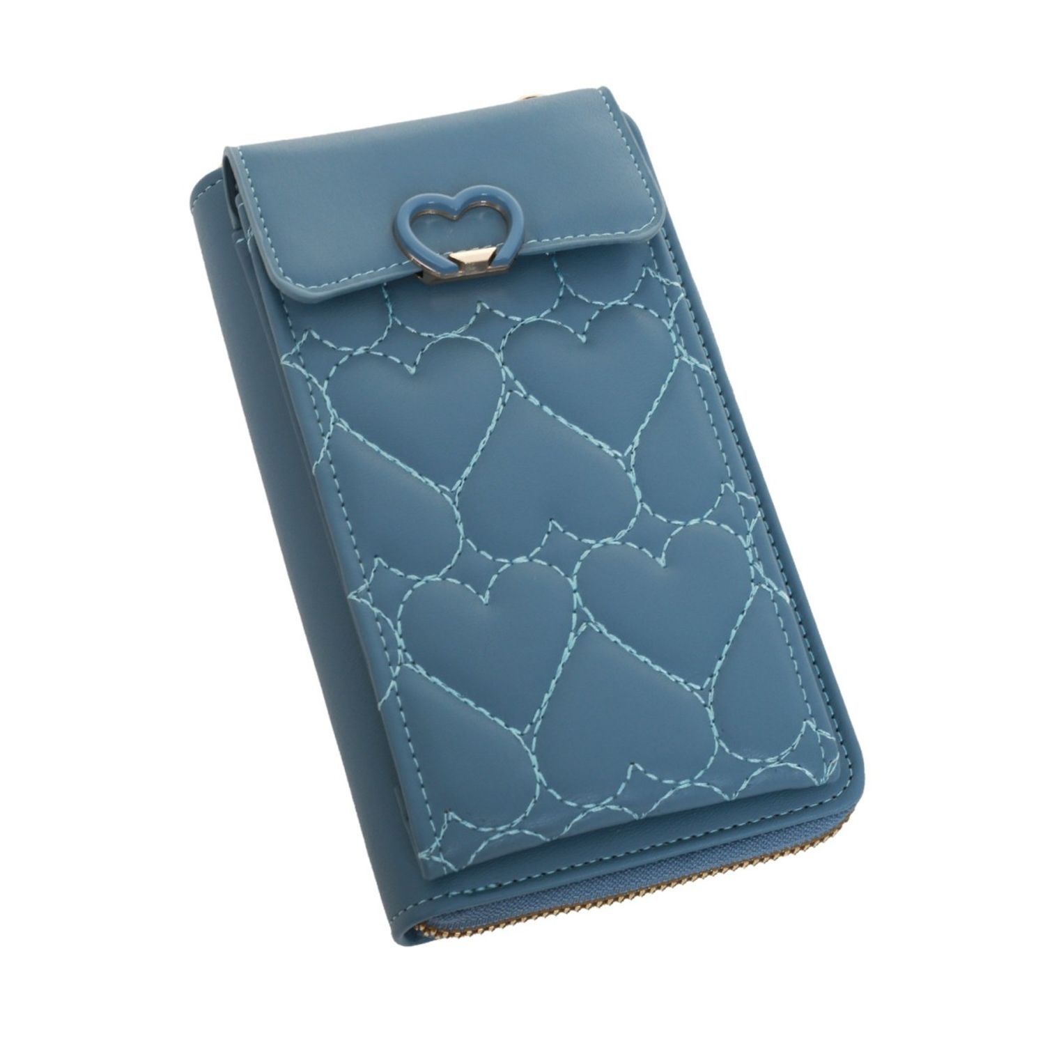 Poseta mini pentru telefon PAMI, PD-1221-378 Bleu fotografia produsului View 5 L