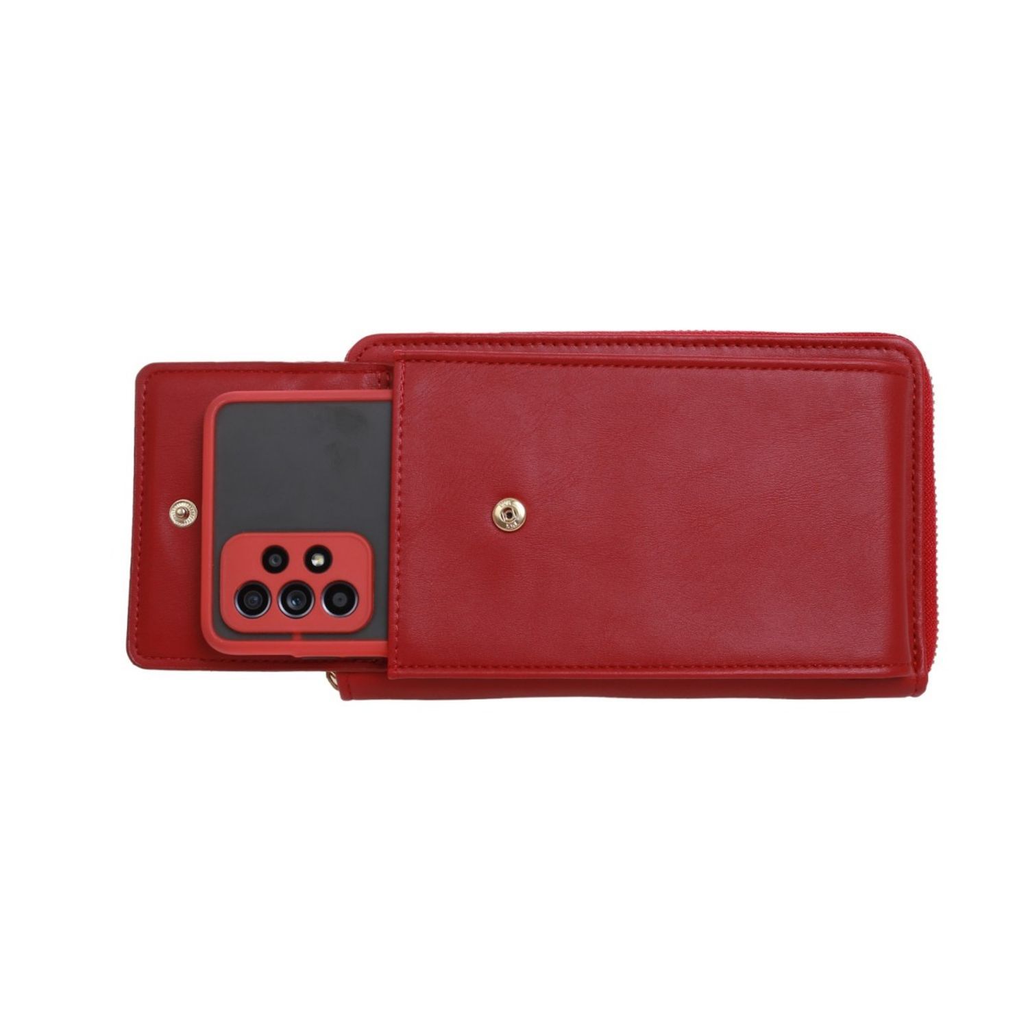 Poseta mini pentru telefon PAMI, PD-1221-377 Rosu fotografia produsului View 5 L
