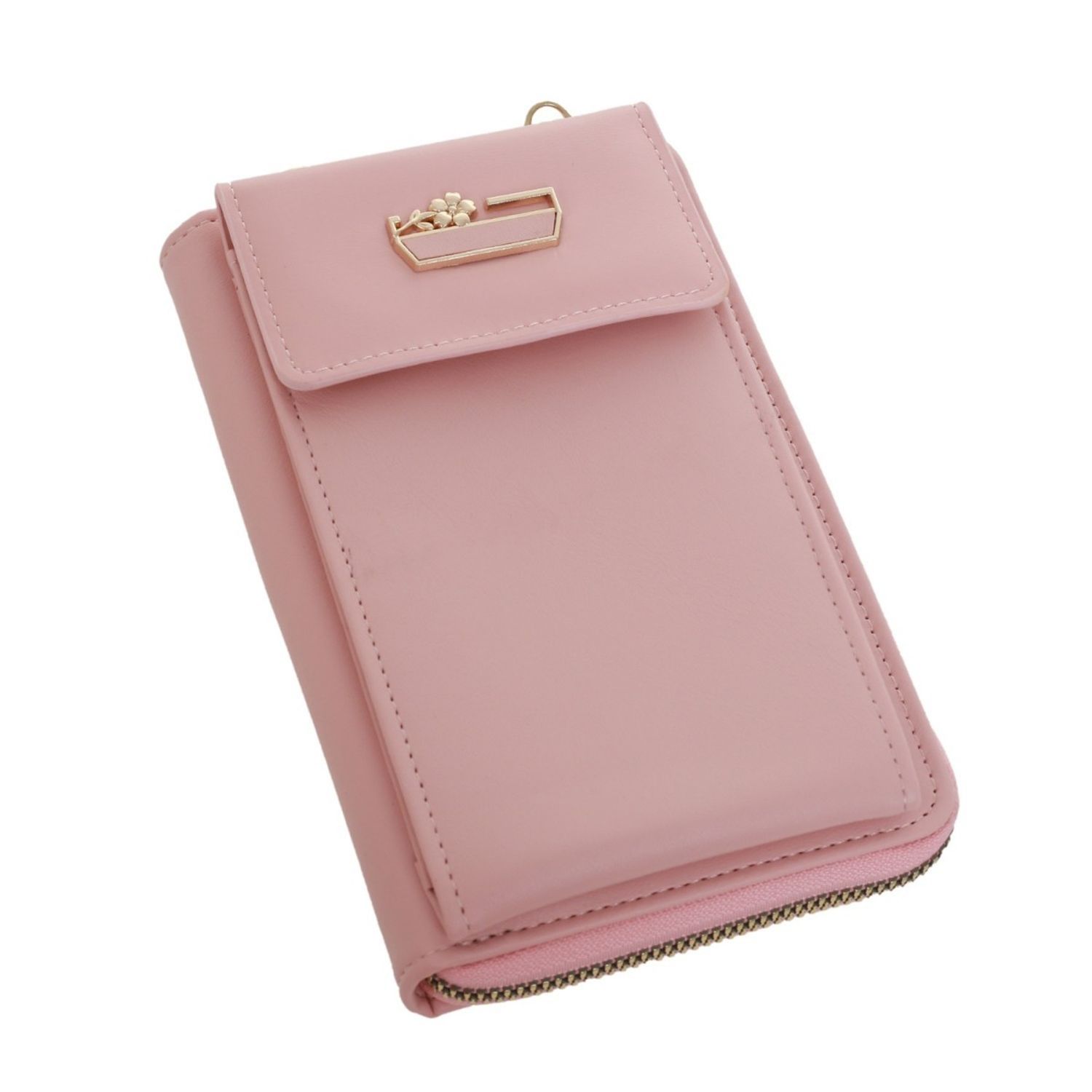 Poseta mini pentru telefon PAMI, PD-1221-377 Roz fotografia produsului View 5 L