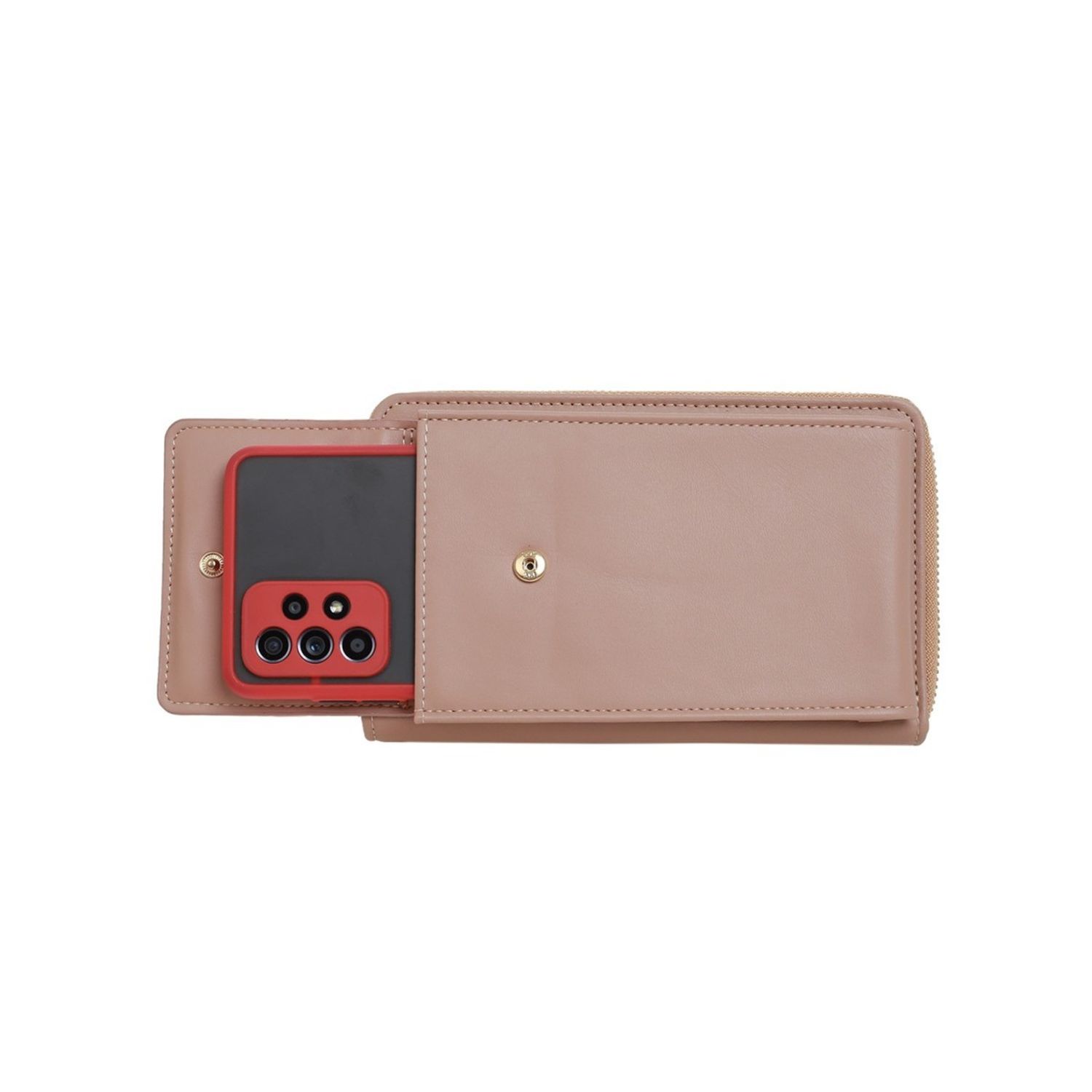 Poseta mini pentru telefon PAMI, PD-1221-377 Maro fotografia produsului View 3 L