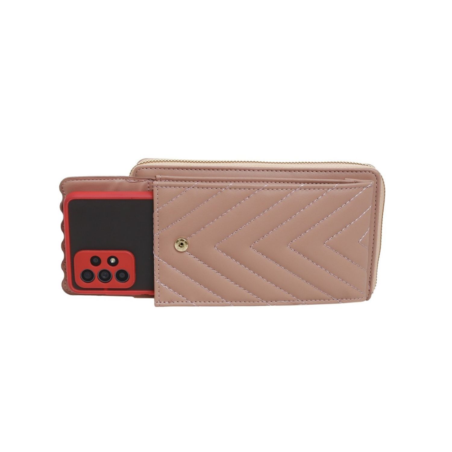 Poseta mini pentru telefon PAMI, PD-1221-376 Bej fotografia produsului View 4 L