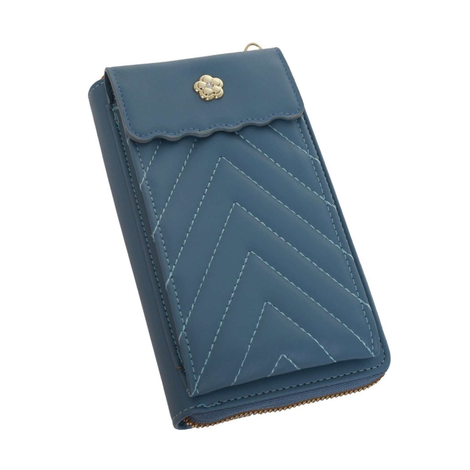 Poseta mini pentru telefon PAMI, PD-1221-376 Bleu fotografia produsului View 5 L