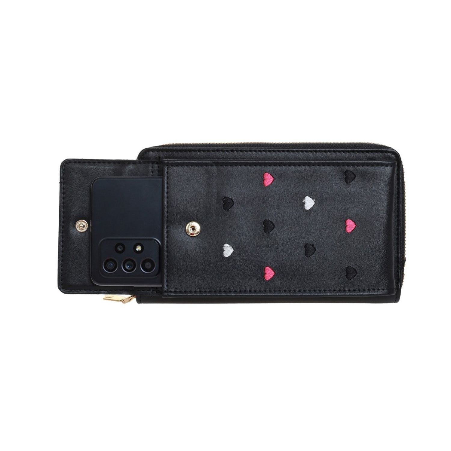 Poseta mini pentru  telefon PAMI, PD-1221-373 Negru fotografia produsului View 3 L