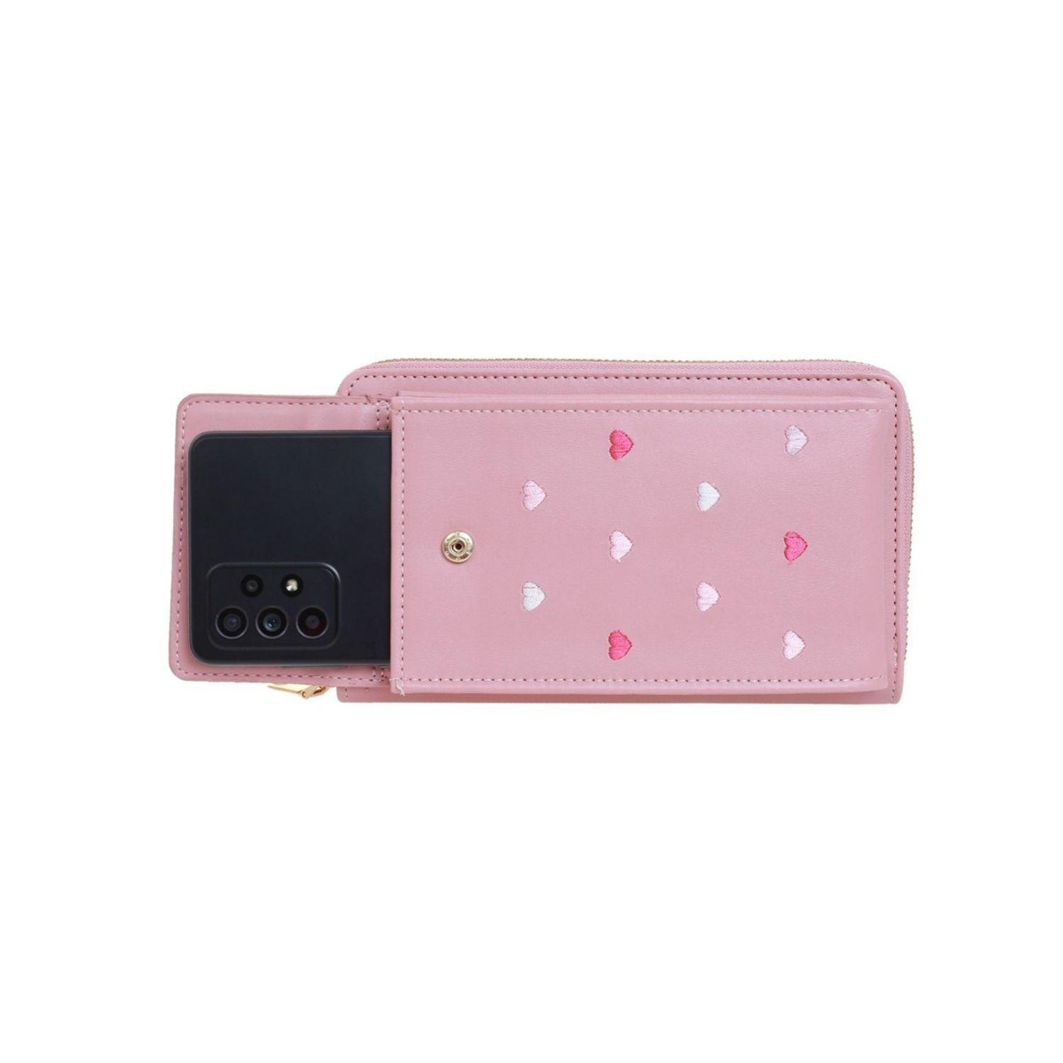 Poseta mini pentru  telefon PAMI, PD-1221-373 Roz fotografia produsului View 3 L