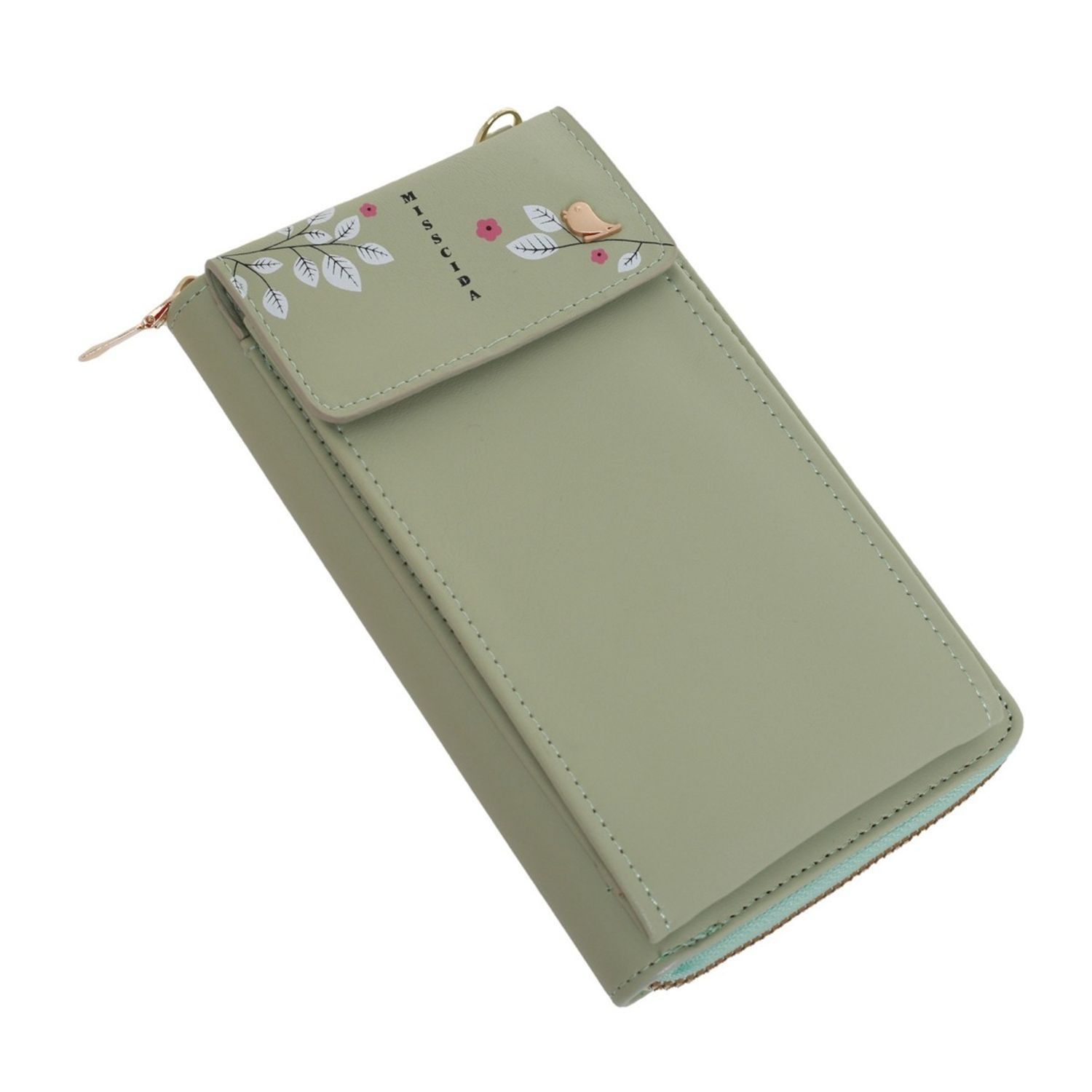Poseta mini pentru  telefon PAMI, PD-1221-372 Verde fotografia produsului View 5 L