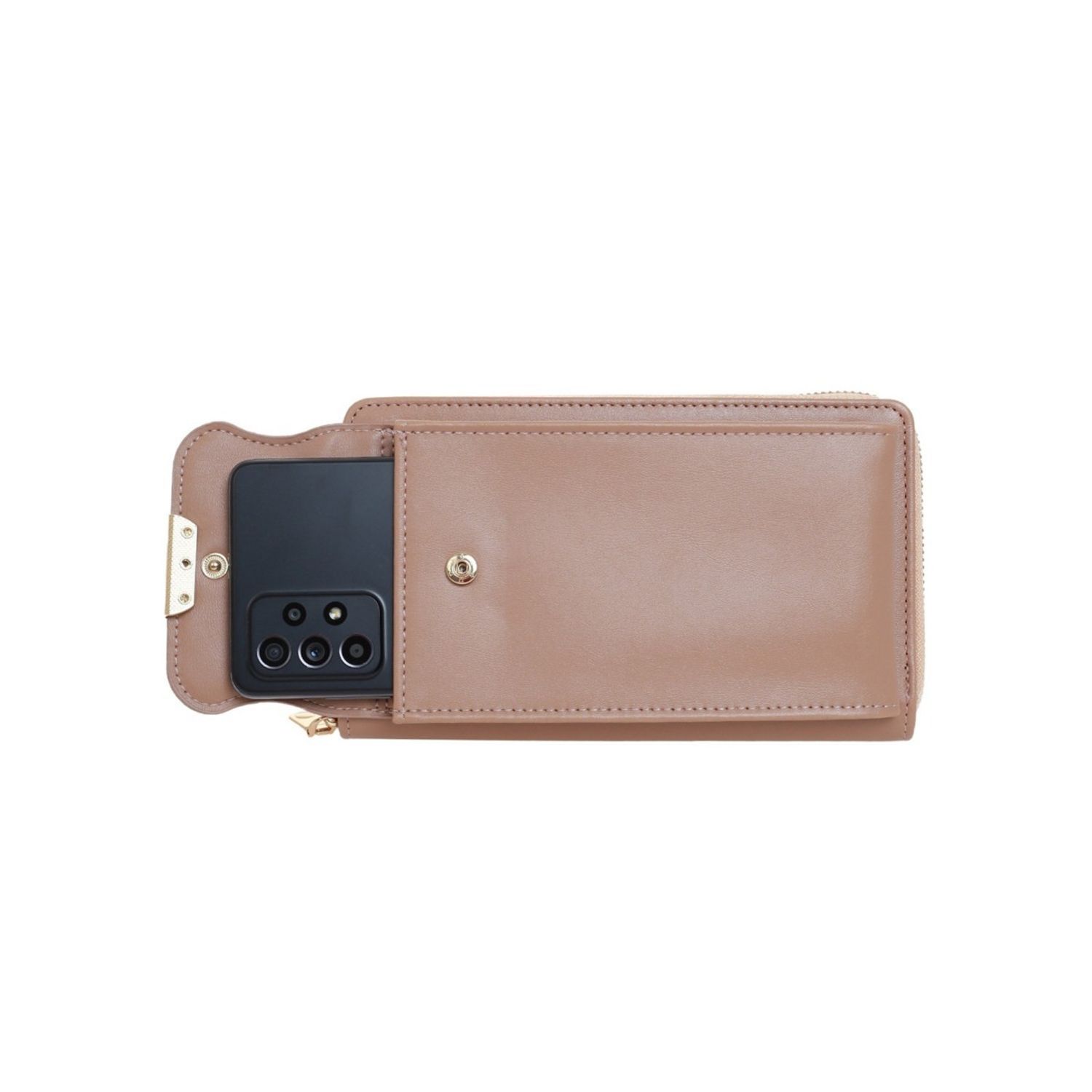 Poseta mini pentru  telefon PAMI, PD-1221-371 Bej fotografia produsului View 3 L
