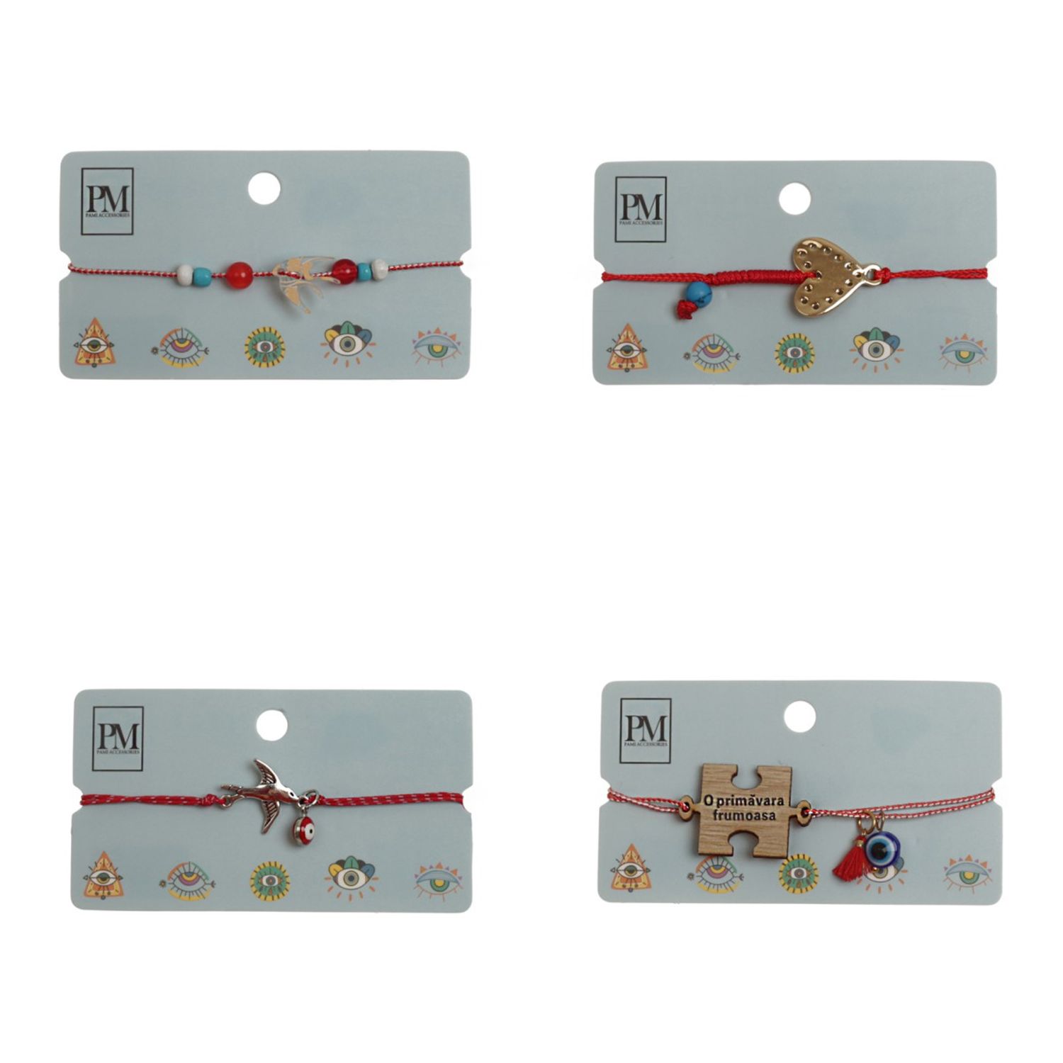 Set 120 martisoare tip bratara, ready to sell, PAMI, CUT-11 fotografia produsului View 2 L