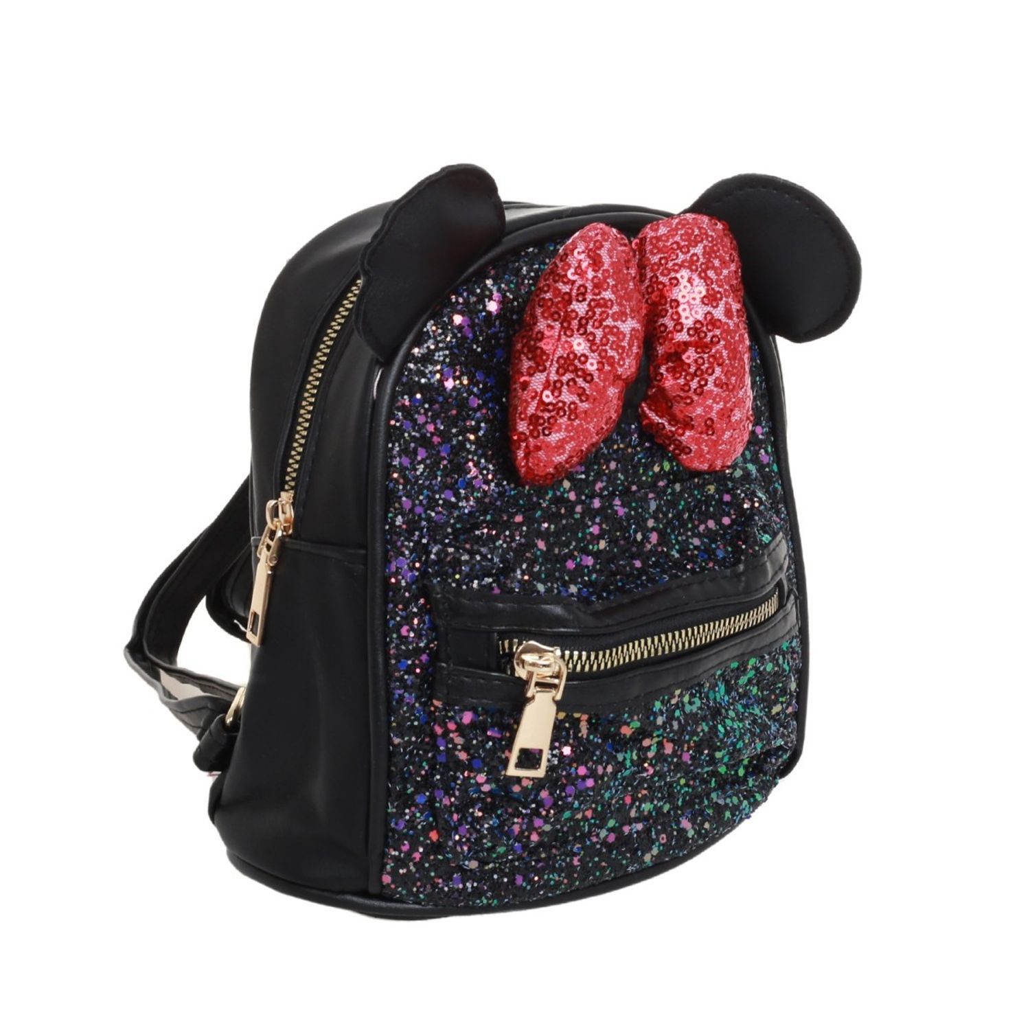 Rucsac mini fata PAMI, RC-1221-355 Negru fotografia produsului View 2 L