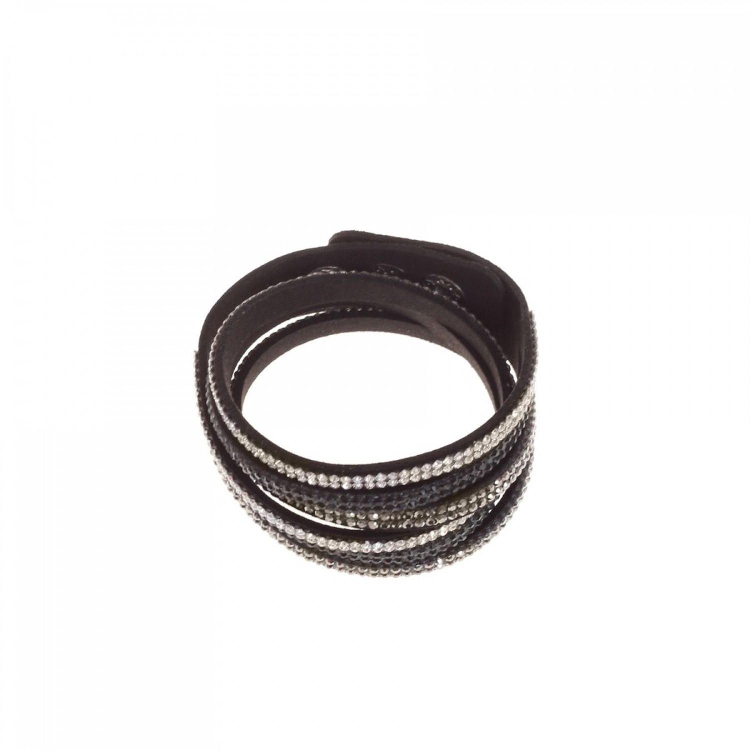 Bratara dama cu strasuri PAMI, BC40PIE Negru fotografia produsului View 2 L
