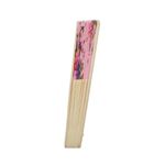 Evantai tip bambus cu model floral  PAMI, EV-1221-21 Roz fotografia produsului View 3 S