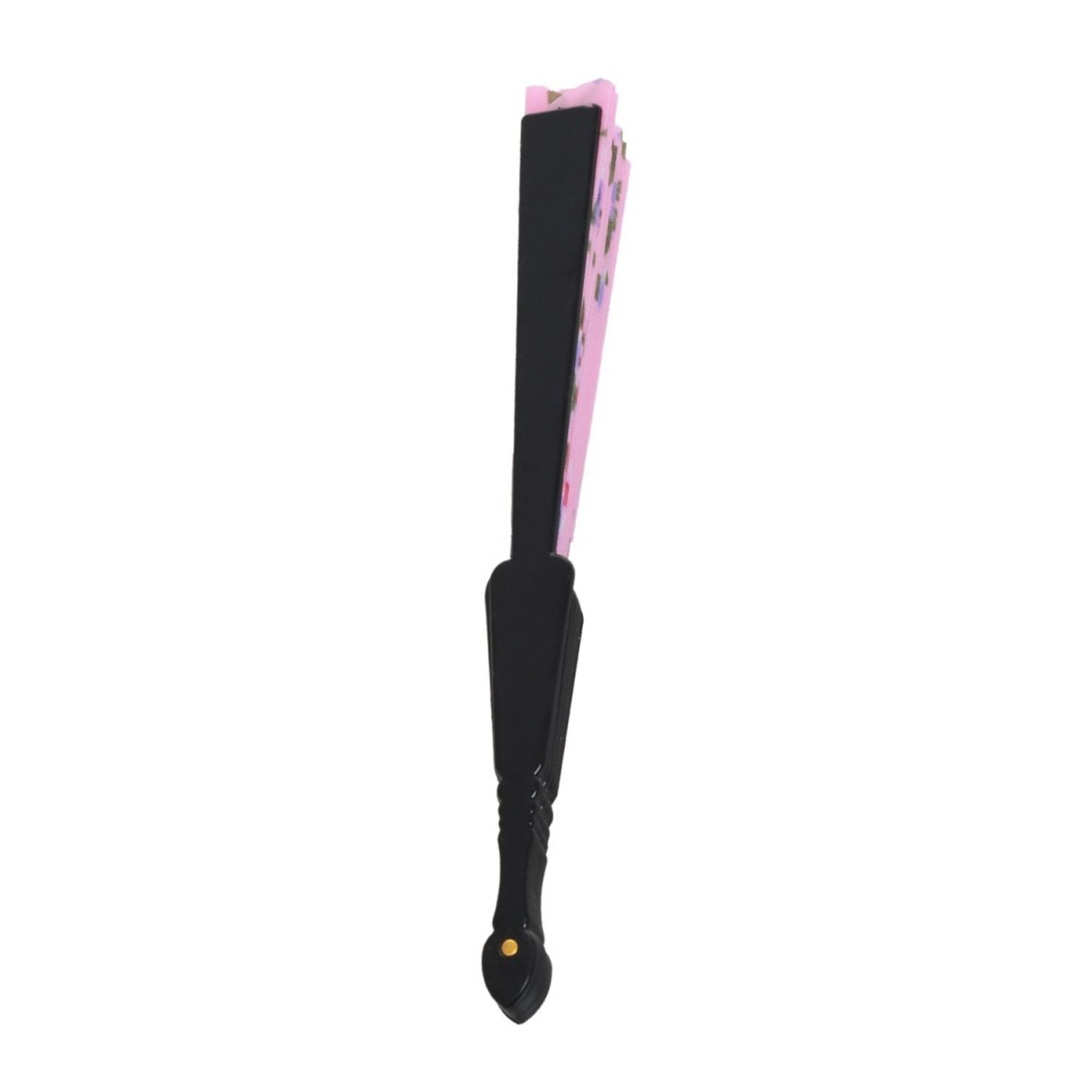 Evantai cu model florar satin PAMI, EV-1221-17 Roz fotografia produsului View 3 L
