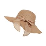 Palarie plaja dama  PAMI, PD-1221-260, 57 cm Camel fotografia produsului
