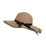 Palarie plaja dama PAMI, PD-1221-259, 57 cm Camel fotografia produsului