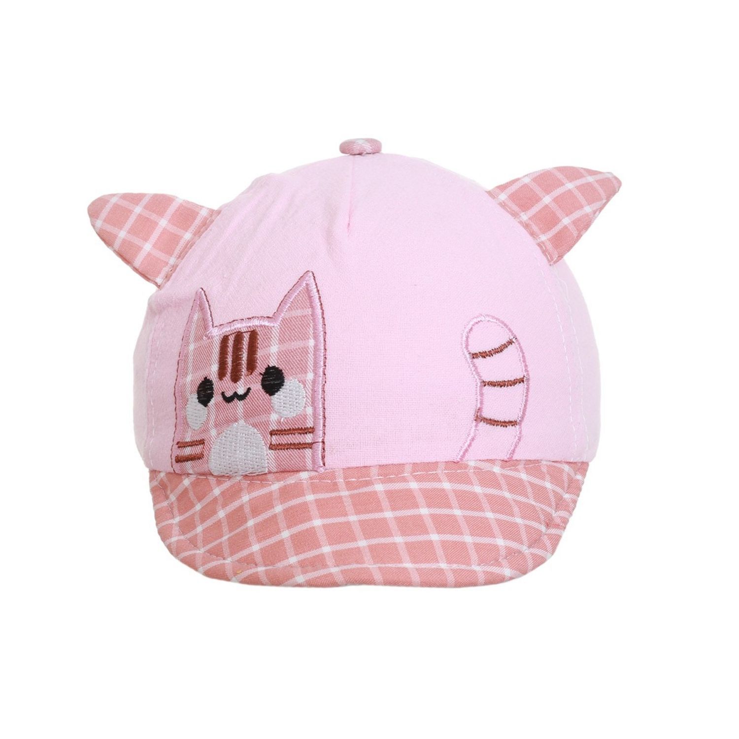 Sapca bebe cu pisica PAMI, SBB-1221-130, 46 cm Roz fotografia produsului