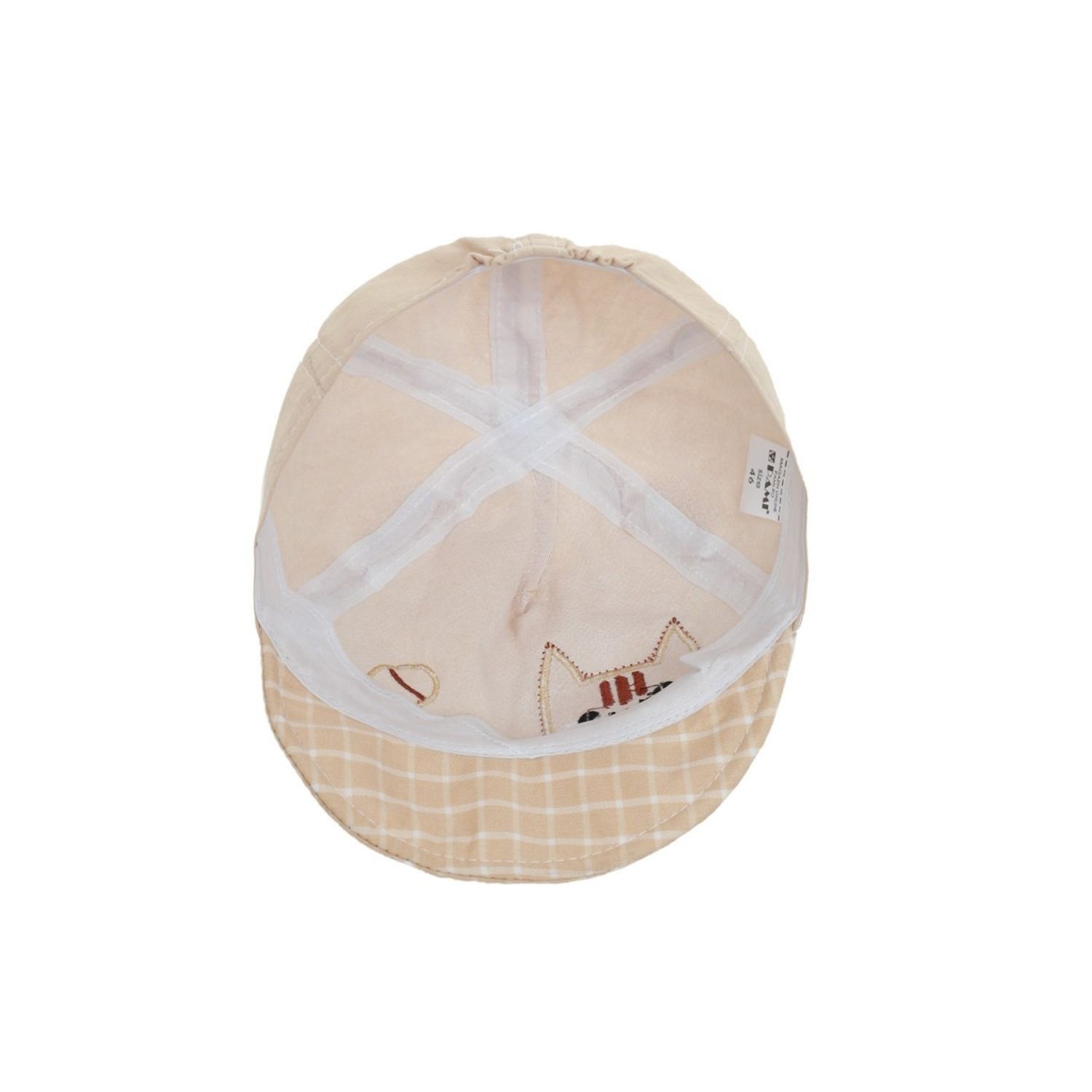 Sapca bebe cu pisica PAMI, SBB-1221-130, 46 cm Bej fotografia produsului View 5 L