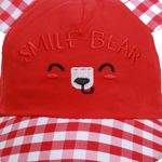 Sapca bebe baiat Smile Bear PAMI, SBB-1221-127, 46 cm Rosu fotografia produsului View 3 S