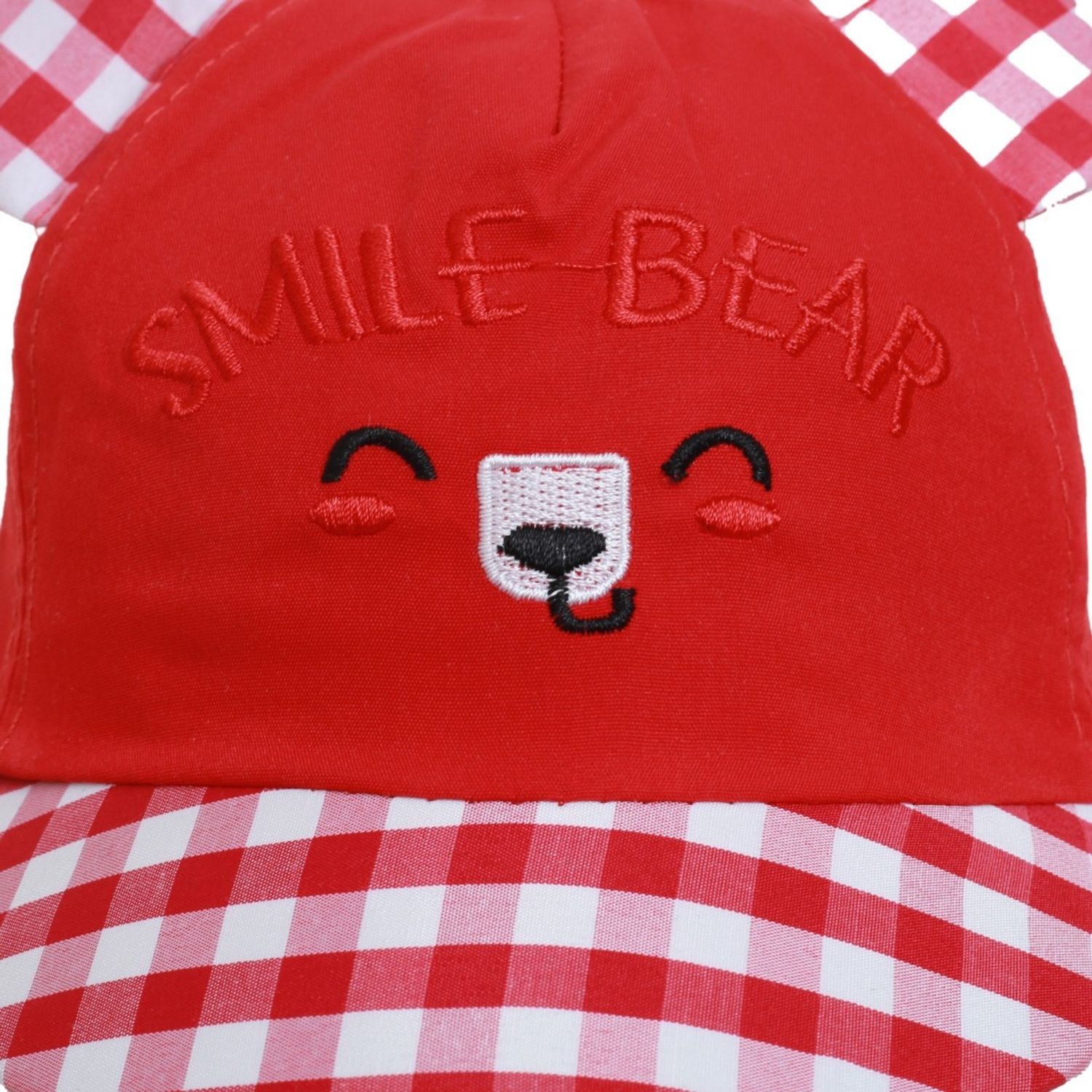 Sapca bebe baiat Smile Bear PAMI, SBB-1221-127, 46 cm Rosu fotografia produsului View 3 L