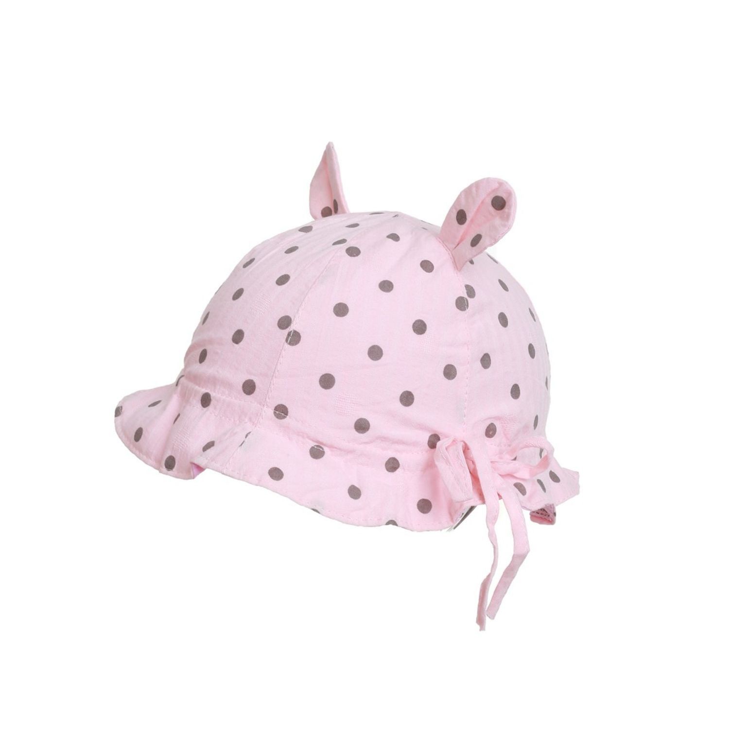 Palarie bebe bumbac PAMI, PBB-1221-154, 50-52 cm Roz fotografia produsului View 2 L