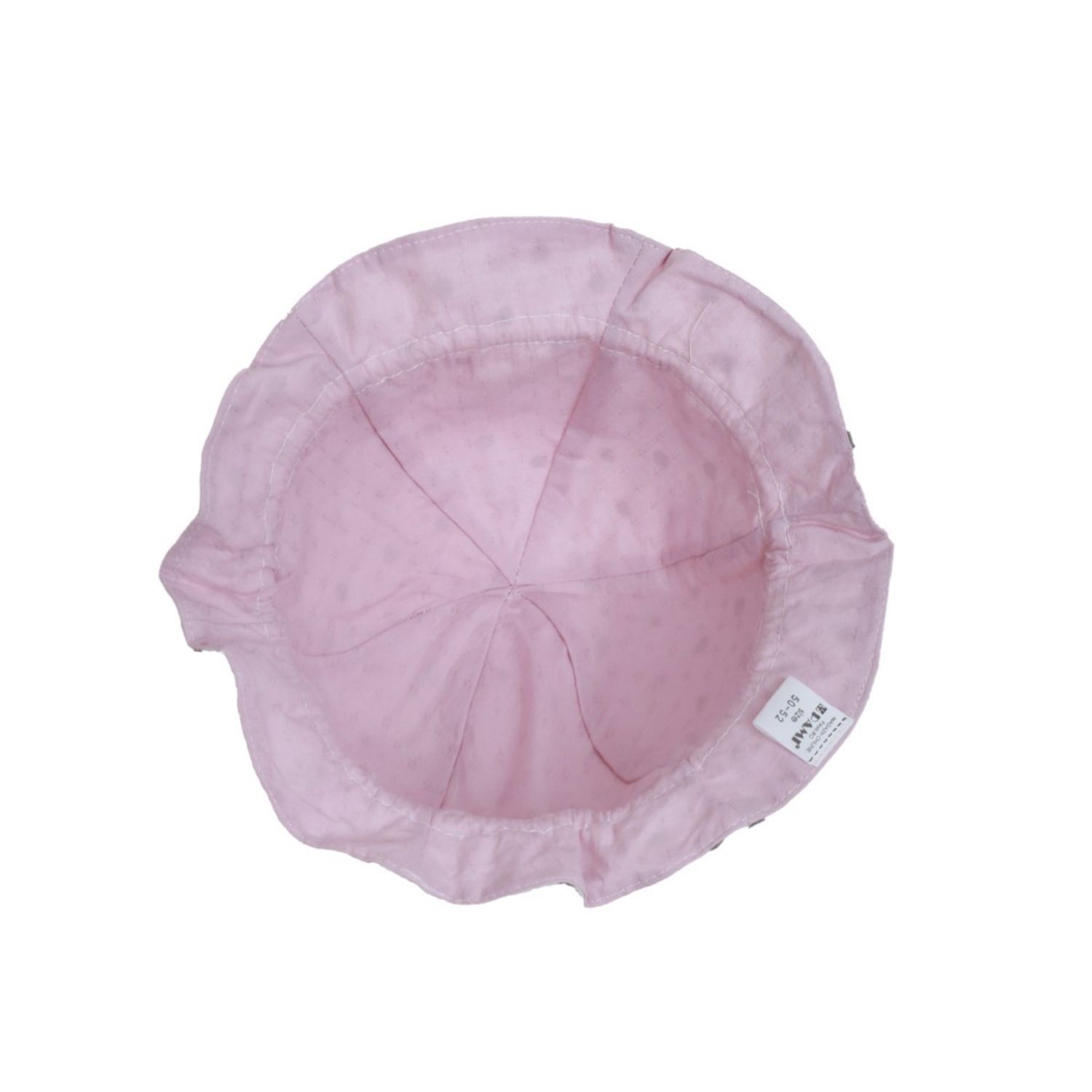 Palarie bebe bumbac PAMI, PBB-1221-154, 50-52 cm Alb fotografia produsului View 5 L