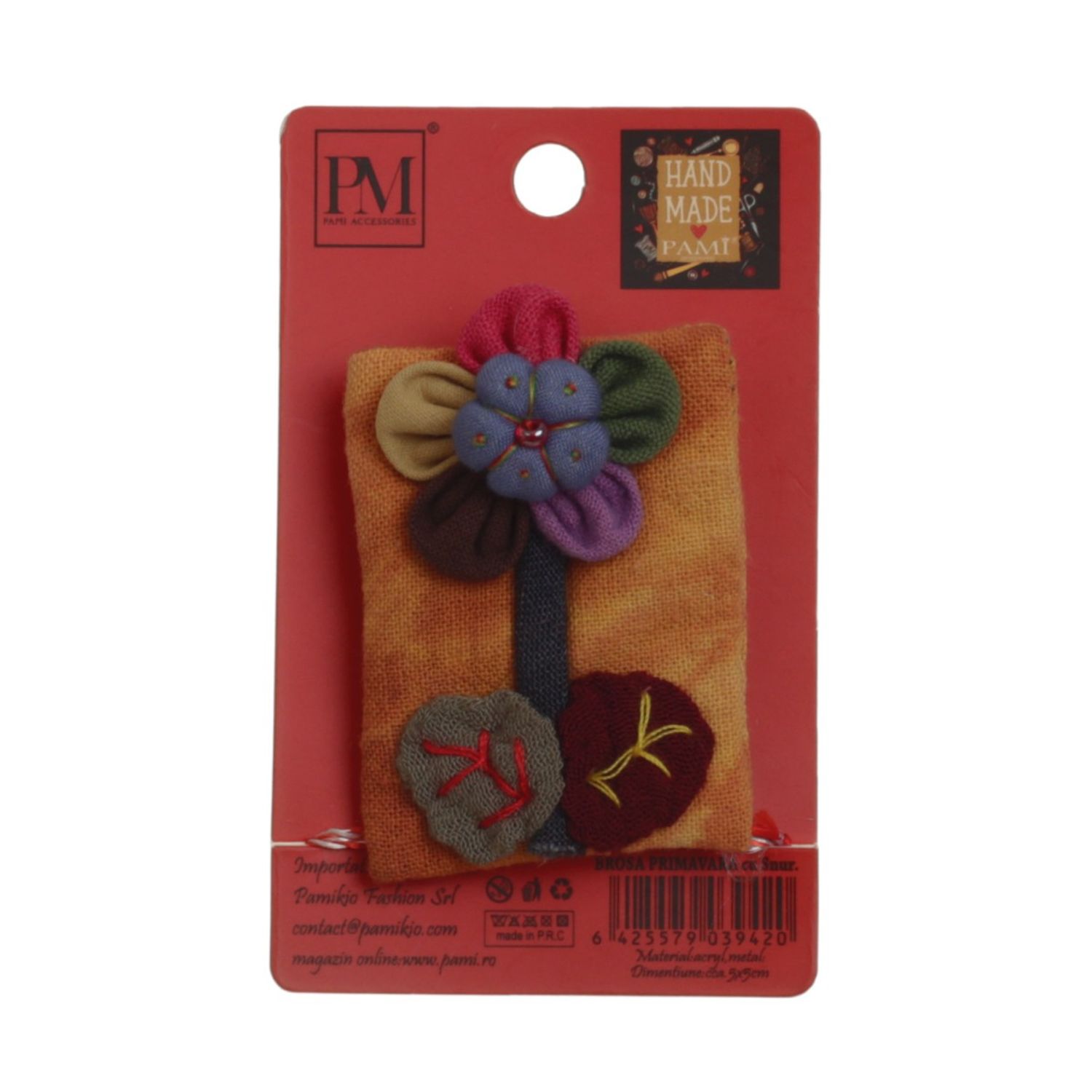 Set 4 martisoare brose handmade, PAMI, MVU-37 fotografia produsului View 4 L