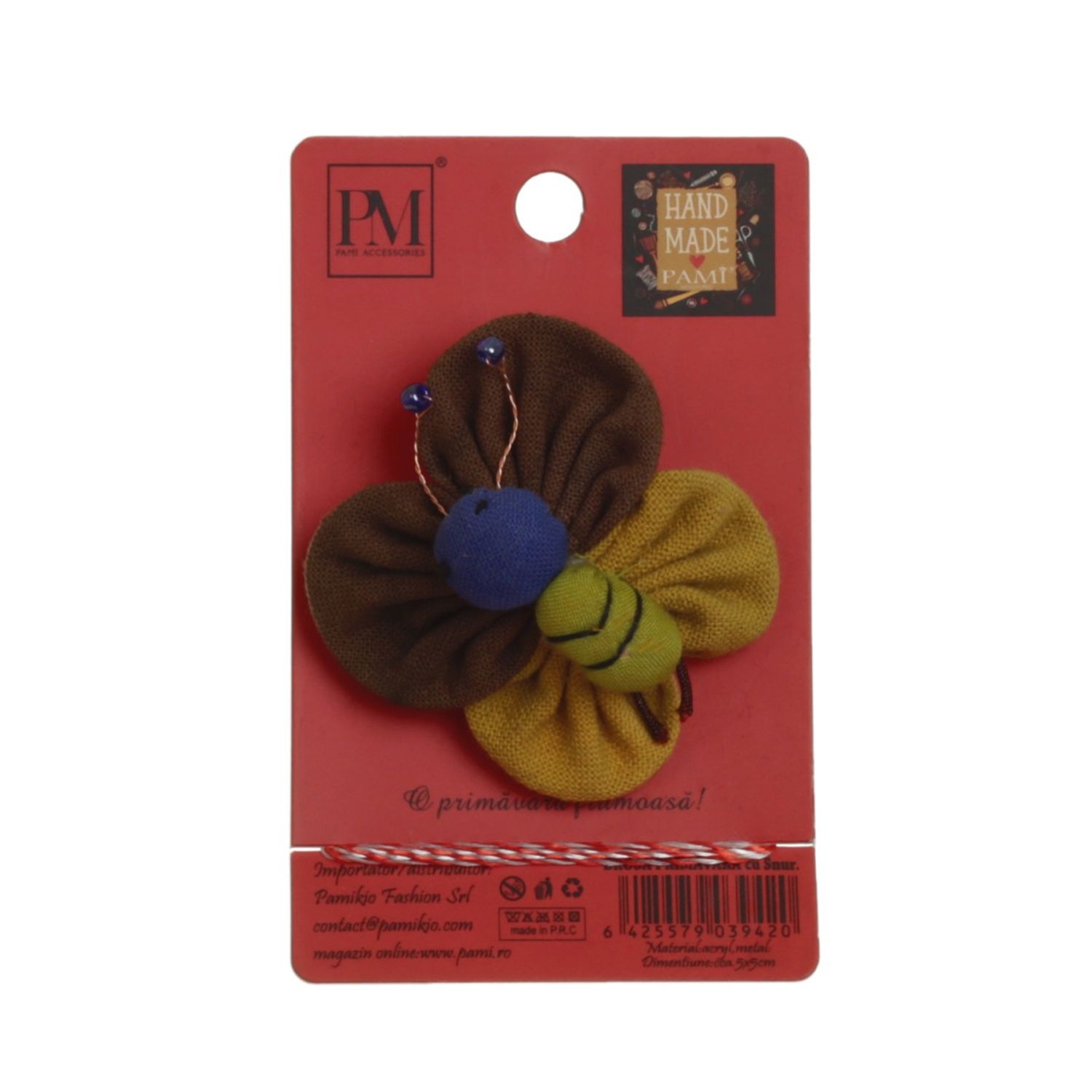 Set 4 martisoare brose handmade, PAMI, MVU-36 fotografia produsului View 2 L