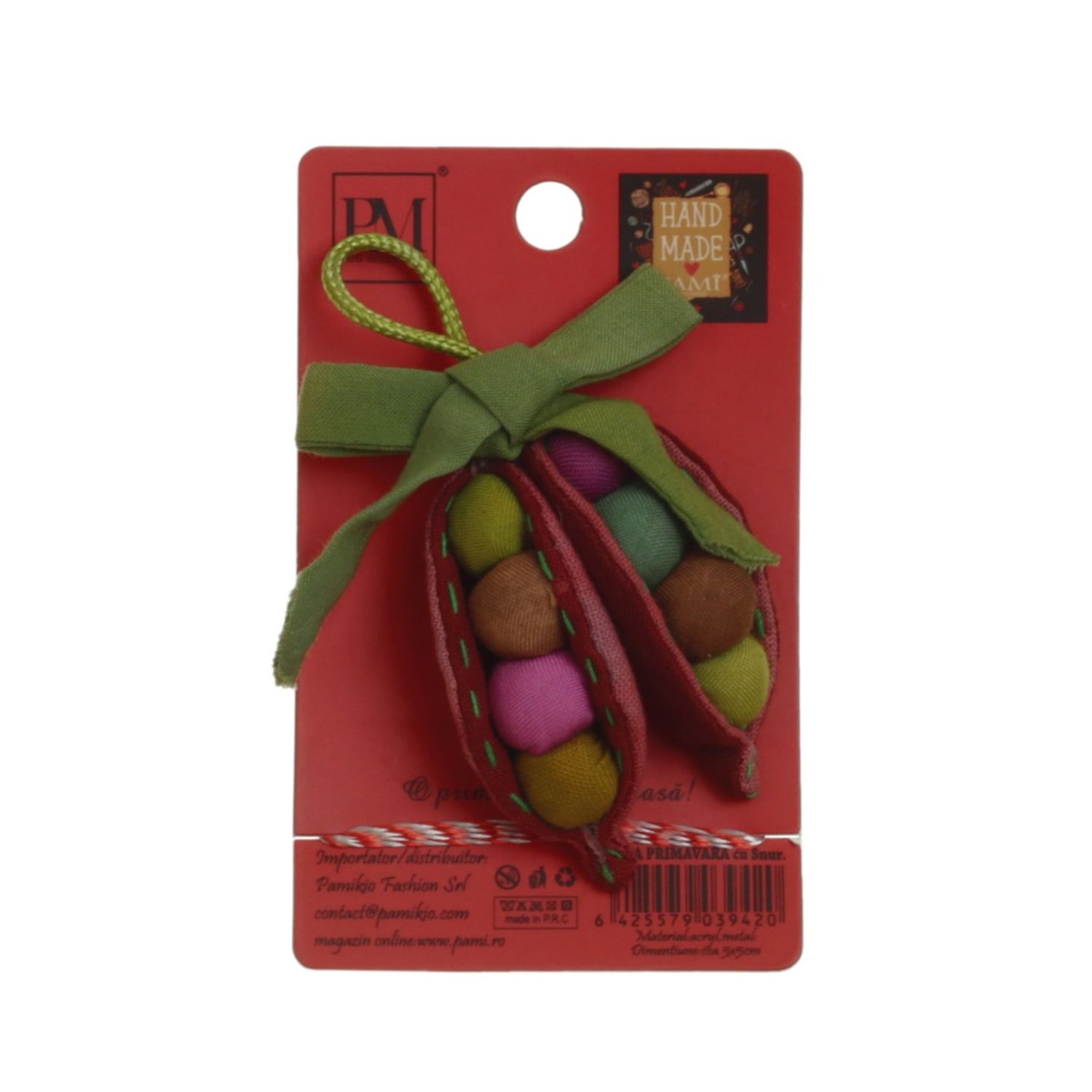 Set 4 martisoare brose handmade, PAMI, MVU-36 fotografia produsului View 3 L