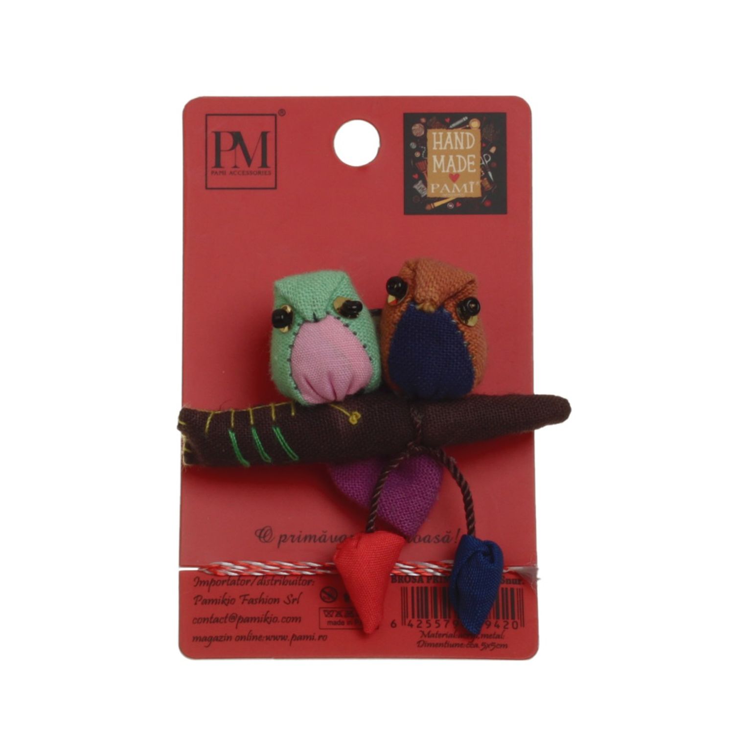 Set 4 martisoare brose handmade, PAMI,MVU-8 fotografia produsului View 3 L