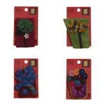 Set 4 martisoare brose handmade, PAMI,MVU-7 fotografia produsului