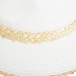 Palarie panama unisex fashion PAMI, PB-1221-274, 57 cm Alb fotografia produsului View 3 S