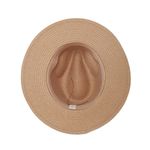 Palarie panama dama snur PAMI, PD-1221-272, 57 cm Camel fotografia produsului View 5 S