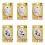 Set 6 martisoare tip brosa brodata, PAMI, VBR-8 fotografia produsului