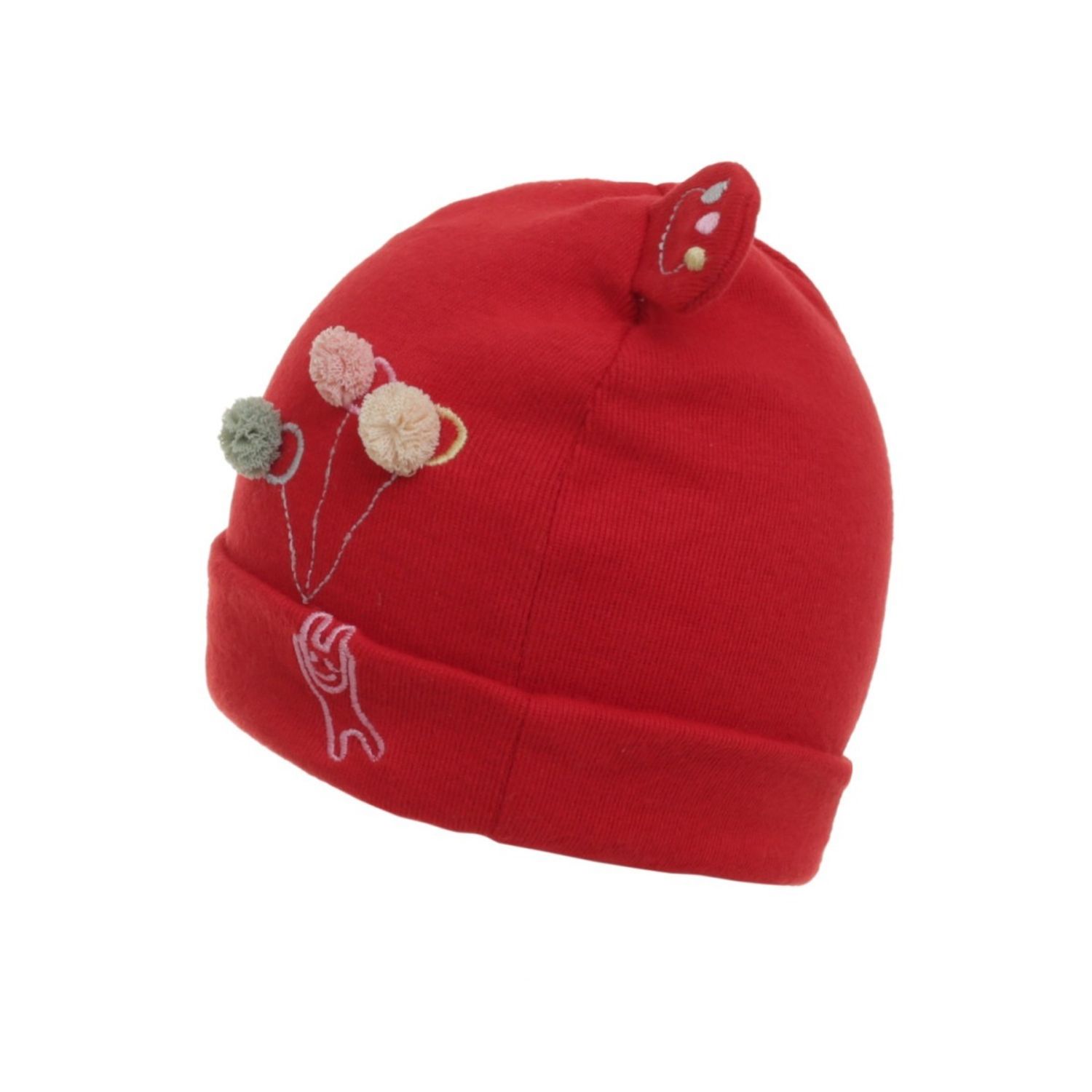 Caciula pentru fete, PAMI,CCF-0922-33-Rosu, 48 cm fotografia produsului View 2 L