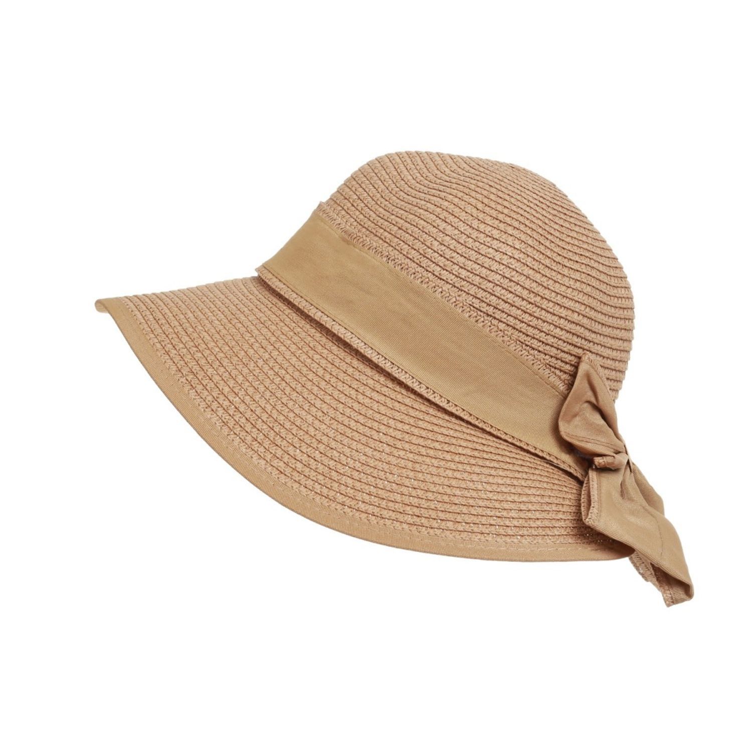 Palarie dama cu fundita. PAMI, PD-1221-244-57, 57 cm Camel fotografia produsului