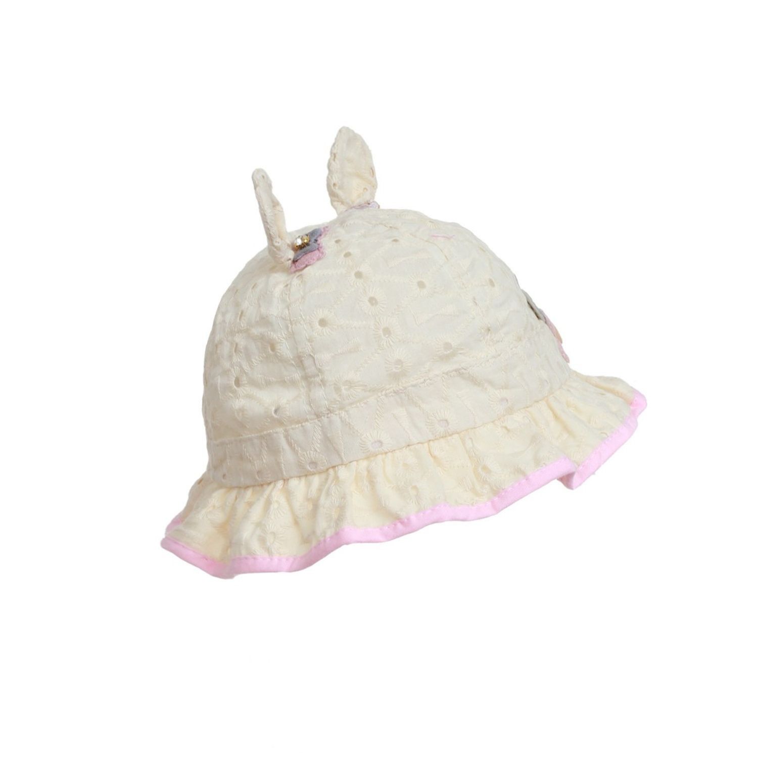 Palarie bebe bumbac PAMI, PBB-1221-152, 46 cm Galben fotografia produsului View 4 L