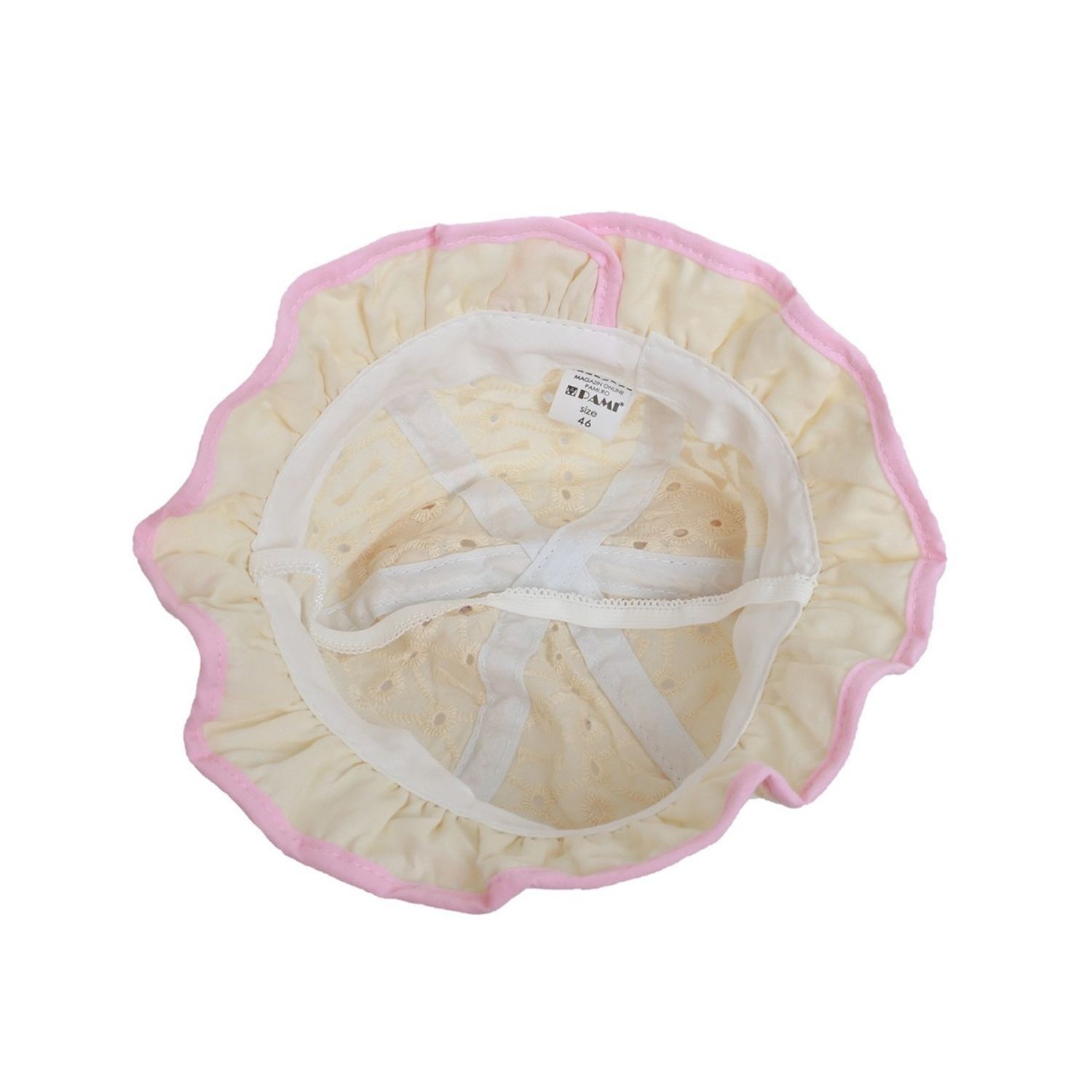 Palarie bebe bumbac PAMI, PBB-1221-152, 46 cm Galben fotografia produsului View 5 L