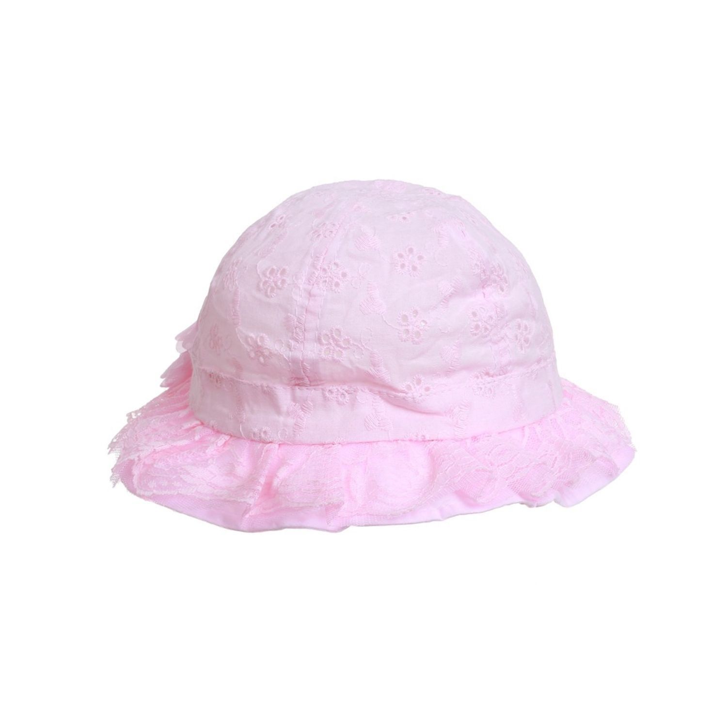 Palarie bebe bumbac PAMI, PBB-1221-155, 46 - 48 cm Roz fotografia produsului View 5 L
