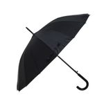 Umbrela lunga automata PAMI, U-S621-355, 55 cm, 16 spite Negru fotografia produsului
