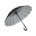 Umbrela lunga automata PAMI, U-S621-355, 55 cm, 16 spite Negru fotografia produsului View 4 S
