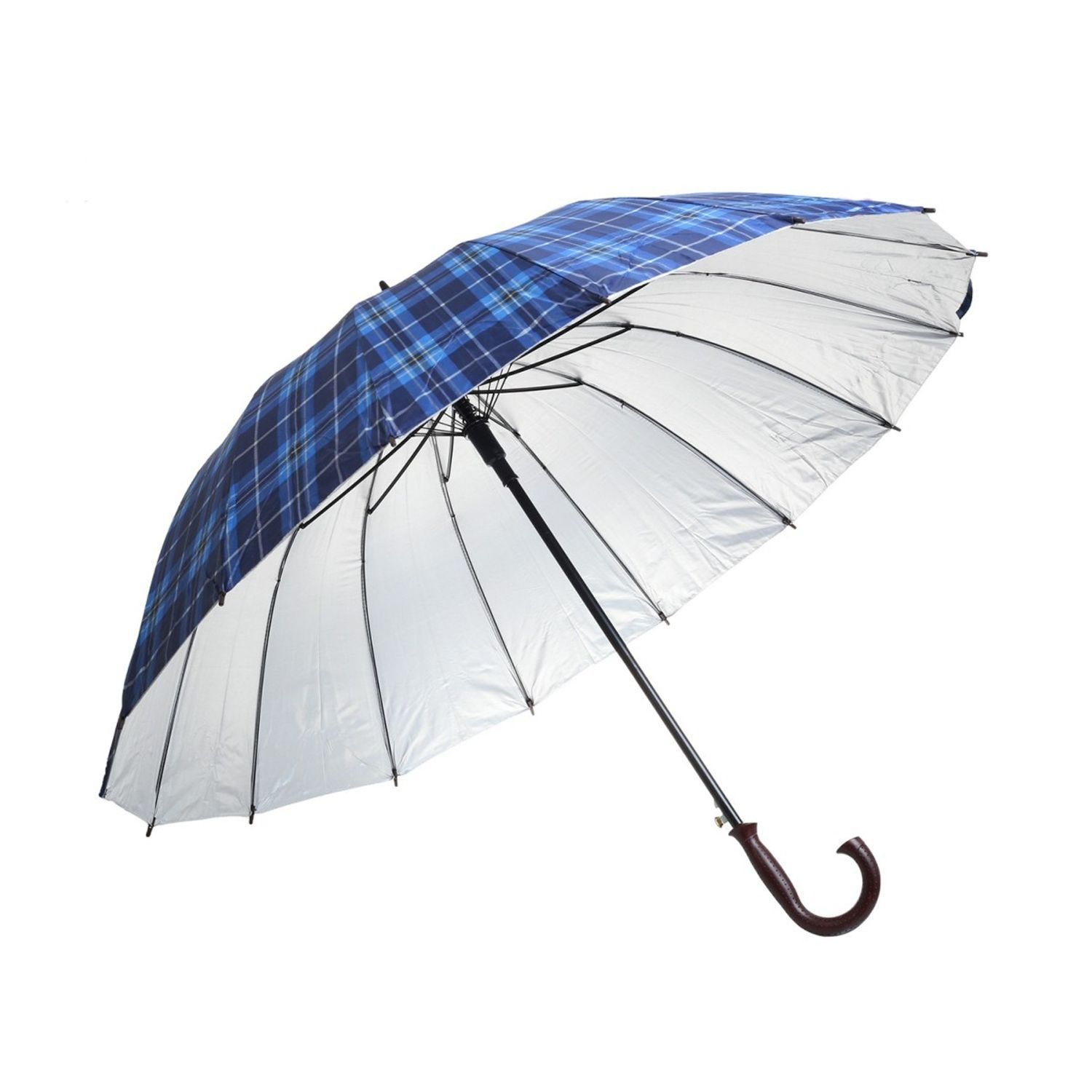 Umbrela lunga automata PAMI, U-S621-360, 70 cm, 16 spite Bleumarin fotografia produsului View 4 L