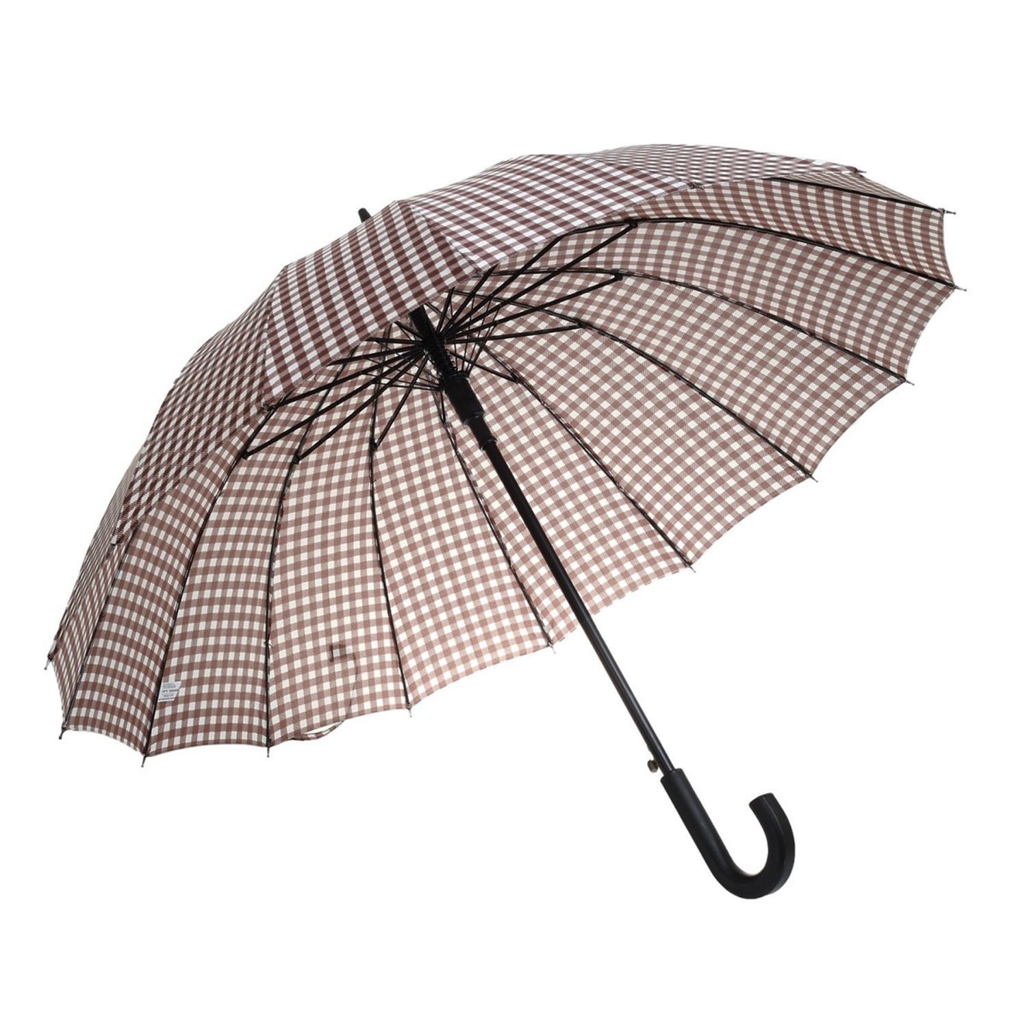 Umbrela lunga automata PAMI, U-S621-349, 60 cm, 16 spite Bej fotografia produsului View 4 L