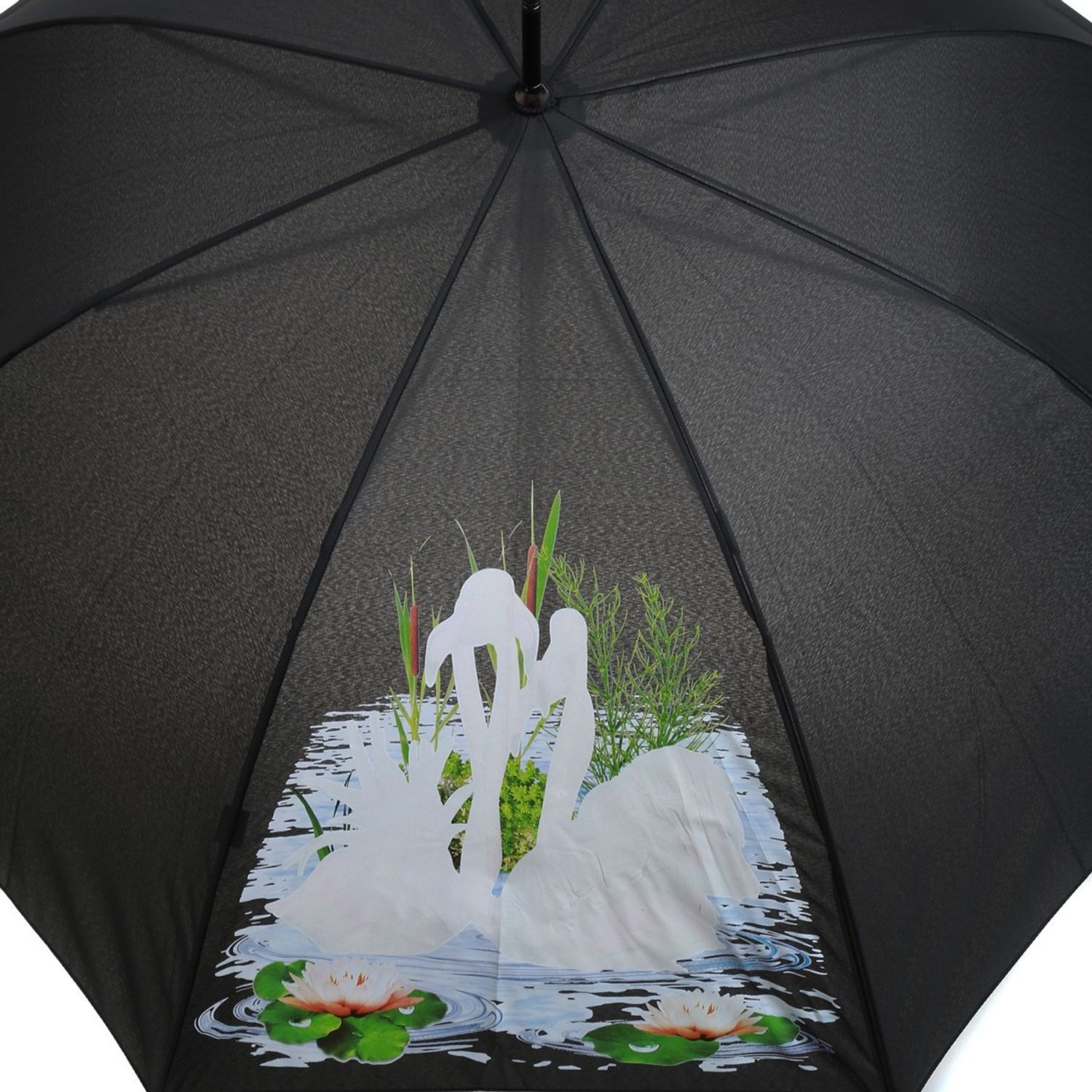 Umbrela lunga automata color changing  PAMI, U-S621-350, 60 cm, 8 spite Negru fotografia produsului View 4 L
