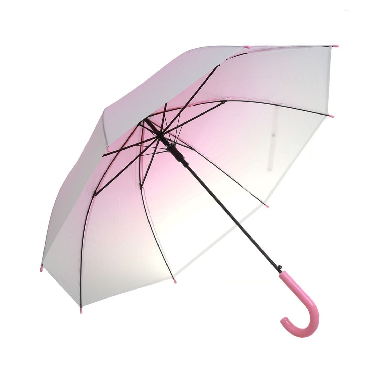 Umbrela lunga pvc automata PAMI, U-S621-344, 50 cm, 8 spite Roz fotografia produsului View 4 L